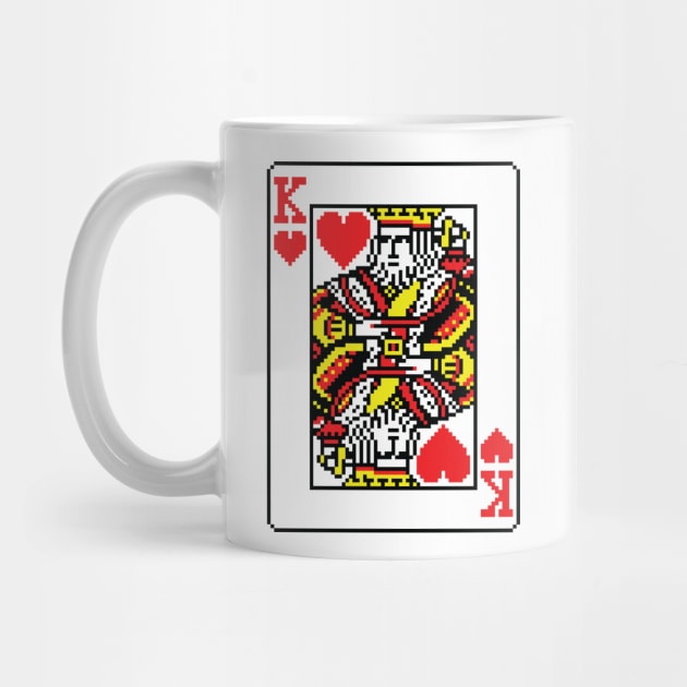 King of Hearts Pixel Art by inotyler